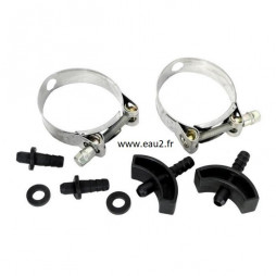 Raccords et colliers doseur chlore Dossi 3 en bypass Astralpool 4408010308