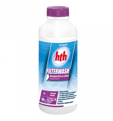 Filterwash nettoyant filtre HTH 1L EAU2