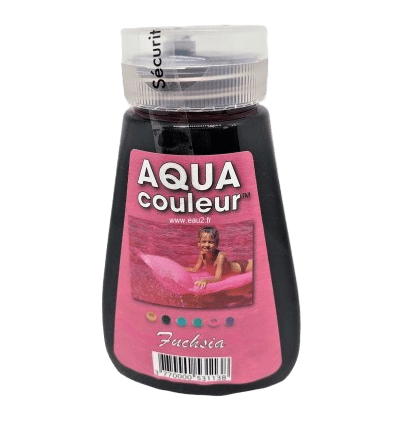 AQUAcouleur Fuchsia Piscine, colorant pour votre eau de piscine EAU2