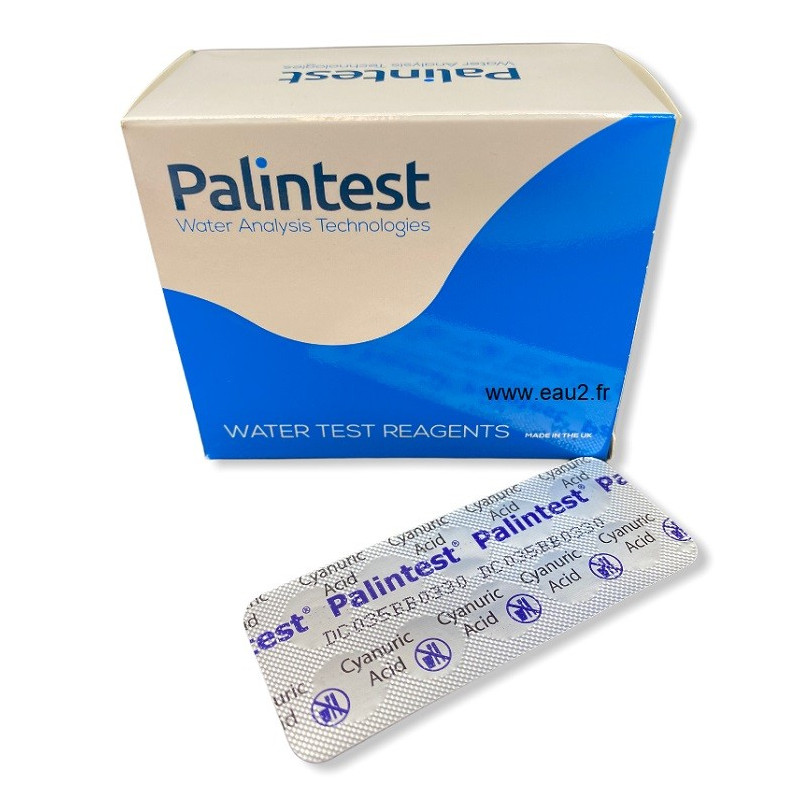 Pastilles Stabilisant Acide Cyanurique Palintest EAU2