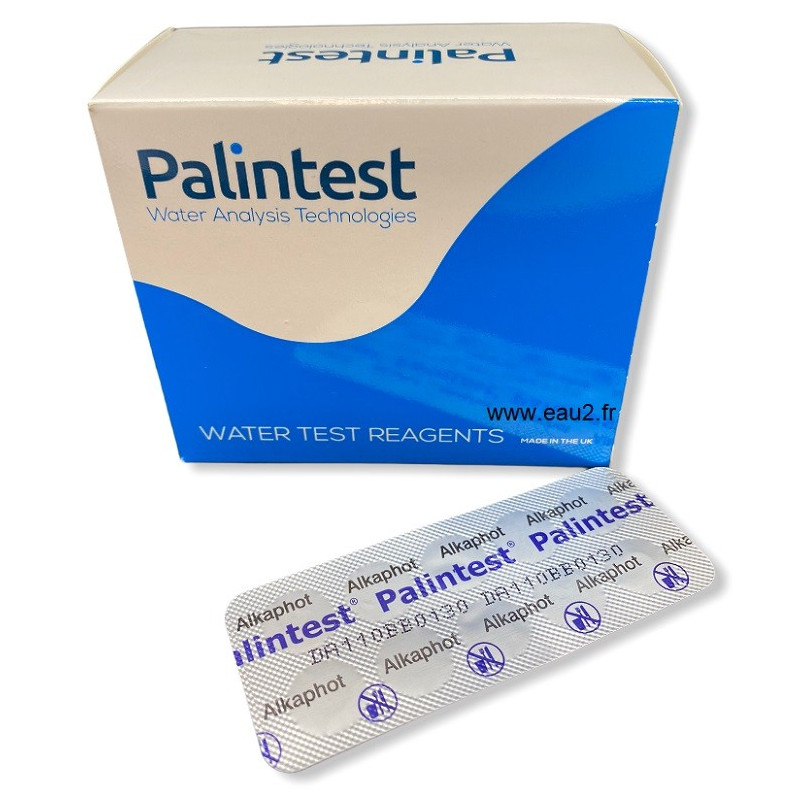 Pastilles Alcalinité Alkaphot AP188 Palintest sachet 50 pastilles photomètre détermination du TAC