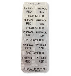 Lovibond Red Phenol pH à partir de 10 pastilles Photomètre