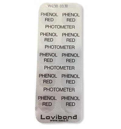 Pastilles pH Lovibond détermination pH pour photomètre EAU2