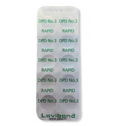 Lovibond DPD3 RAPID Mesure visuelle Chlore Total à partir de 10 pastilles