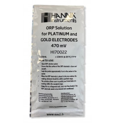 Solution tampon liquide Hanna 20ml Redox 470mV sachet HI700224
