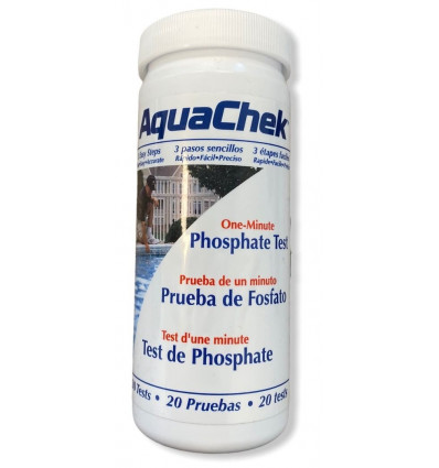 Bandelette test phosphates piscine EAU2
