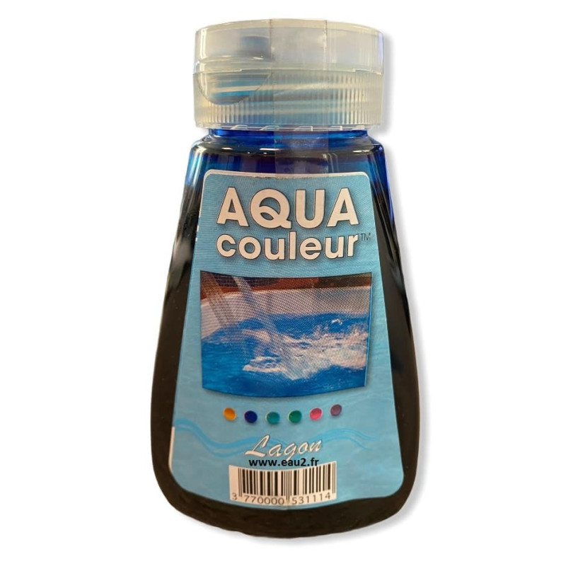 AQUAcouleur Lagon Piscine, colorant pour votre eau de piscine EAU2