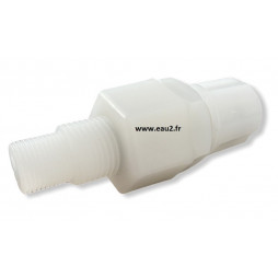 Clapet ou Canne d\'injection 8x12mm pompe Tekna raccord fileté 1/2" Seko 9900107115