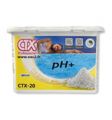 pH plus en granulés CTX20 pour remonter le taux de pH de votre piscine