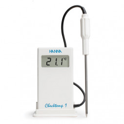 Thermomètre électronique de précision avec câble silicone 1 m + 1 support pour votre piscine Hanna HI98509