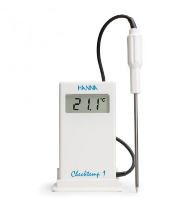 Thermomètre de poche de haute précision avec câble silicone 1 m Hanna