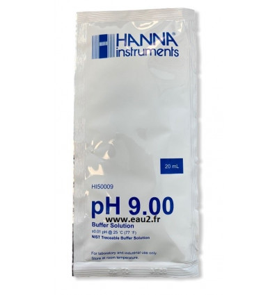 Solution tampon pH 9 sachet 20ml Hanna HI50009