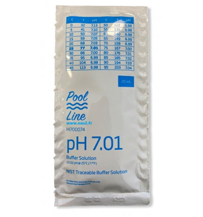 Solution tampon pH 7.01 EAU2