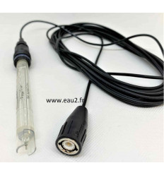Sonde Redox pointe en Or Syclope avec câble BNC fonctionne avec electrolyseur et analyseur Syclope CAA2521-CAA1523