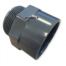 Embout à coller X à visser PN16 différent diamètre PVC Piscine