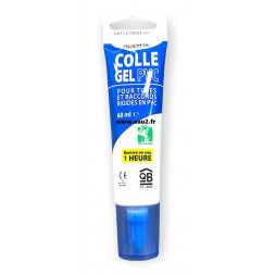 Colle GEL PVC pour tubes et raccords rigides en PVC Tube 60ml