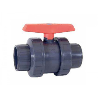 Vanne PVC à boisseau D50 à coller PN10 EAU2