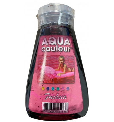 Colorant Aquacouleur Fuchsia colorer votre eau de piscine Bidon 180 ml