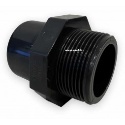 Embout à coller 50-40x1"1/2 à visser PN10 PVC Piscine