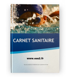Carnet Sanitaire 2 bassins piscine collective, camping à l'année avec couverture rigide