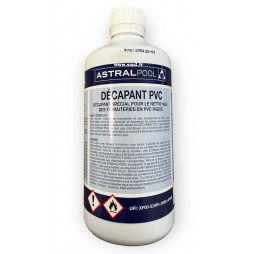 Décapant pour PVC piscine pour raccords et tubes rigide ou souple bidon 500ml