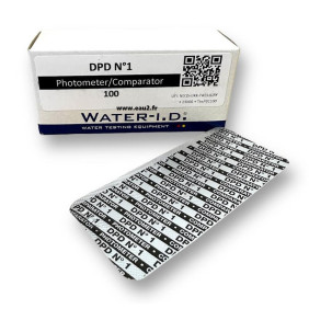 Water ID DPD1 Chlore Libre boite de 100 pastilles pour Photomètre Poollab EAU2