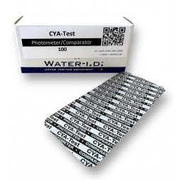 Water ID Cyanurique mesure le taux de stabilisant boite de 100 pastilles pour Photomètre ou comparateur Poollab TbsPCAT100