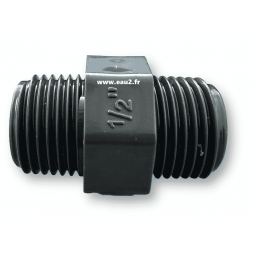 Mamelon Mâle x Mâle à visser PVC différents diamètres