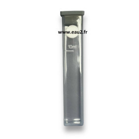 Eprouvette ou Cuvette carrée en Plastique Palintest ou Lovibond EAU2