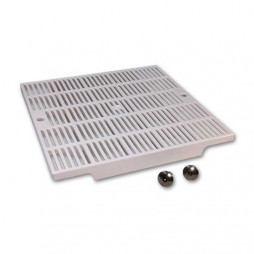 Grille bonde de fond Carrée Plastique 252x252mm Astralpool 4402021801