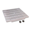 Grille bonde de fond Carrée Plastique 252x252mm EAU2