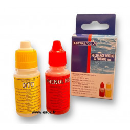 Recharge liquide pour testeur trousse Chlore et pH
