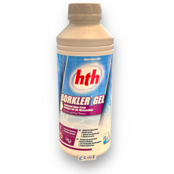 Borkler Gel hth le meilleur nettoyant Ligne d\'eau piscine Bidon 1L