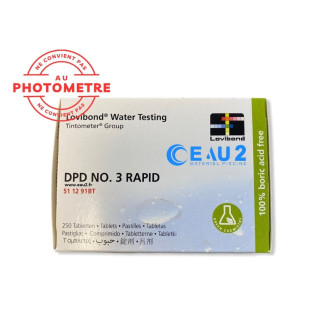 Verso Lovibond DPD3 Rapid lot 10 pastilles Chlore Total pour comparateur EAU2