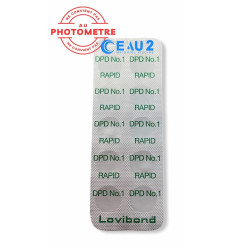 Lovibond DPD1 RAPID Mesure visuelle Chlore Libre à partir de 10 pastilles