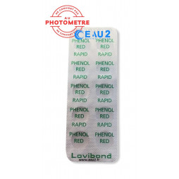 Lovibond Red Phenol RAPID pH Mesure visuelle à partir de 10 pastilles