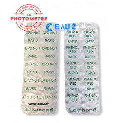 Lovibond RAPID Pack de pastilles 2x10 pastilles DPD1, pH Mesure visuelle comparateur