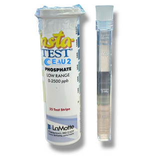 Tests phosphates 25 bandelettes piscine pour le contrôle du taux des algues LaMotte chez Eau2