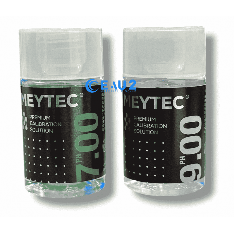 Solution étalon pH7, pH9 Meytec Bidon 60 ml. Etalonnage sonde pH