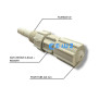 Canne d'injection PPE 4x6 mm raccord fileté 1/2" Hydro Syclope HYD0003