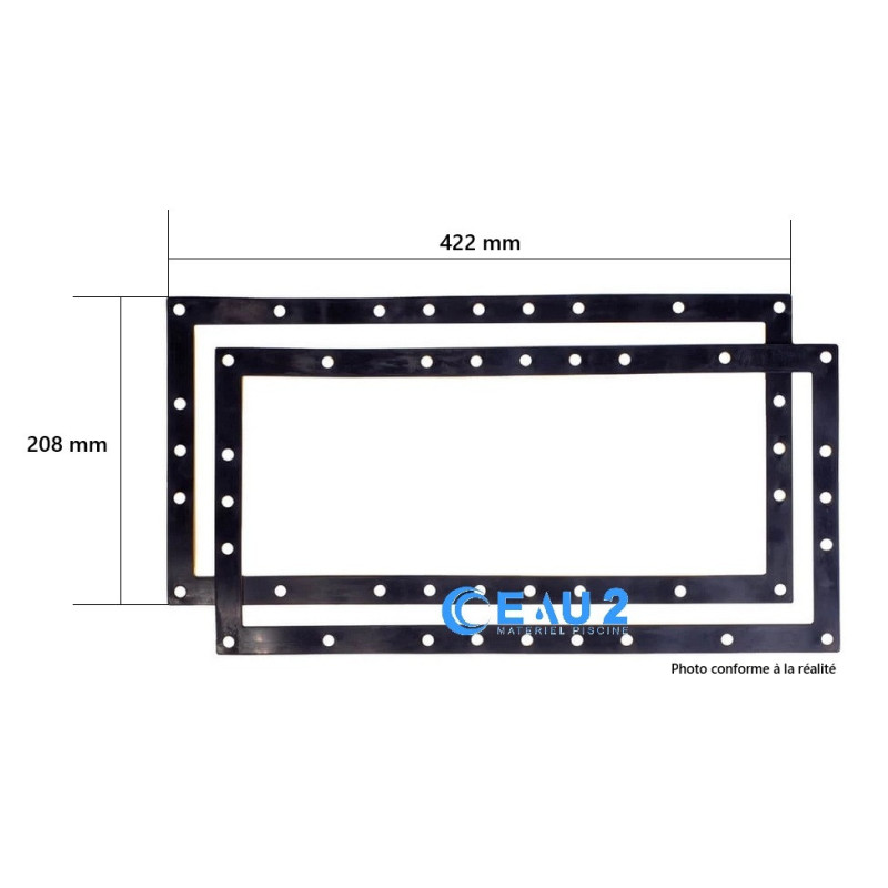 Joints bride pour skimmer GM Astralpool 4402010407