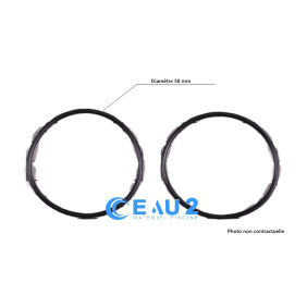 Lot de 2 Joints torique raccord pompe Alaska Astralpool 4405010089