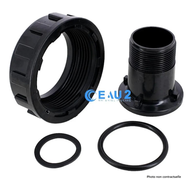 Liaison droite + écrou + joints de vanne 6 voies Astralpool 4404120202