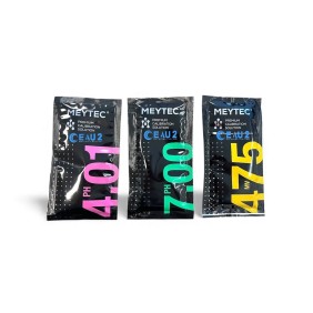 Kit solution tampon pH4 pH7 Rx475mV Meytec utilisable sur Blue Riiot