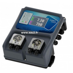 HYDRO TOUCH pH et Redox (ORP) analyse et regule avec pompes doseuses 2.4l/h Syclope HYT0444