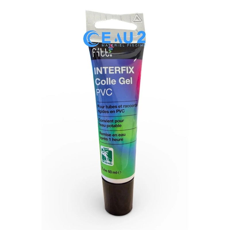 Colle GEL PVC pour tubes et raccords rigides en PVC Tube 60ml