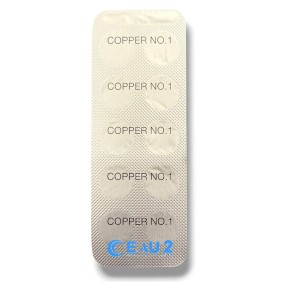 Lovibond Cuivre N°1 pour photomètre Scuba 3S lot de 10 pastilles