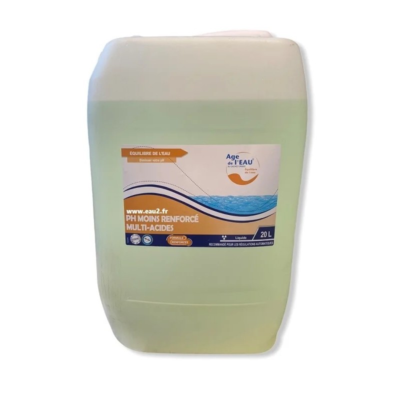 Bidon 20L pH moins Multi-acides