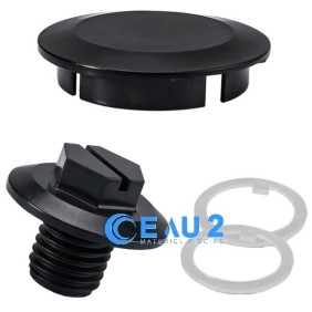 Capuchon vis supérieur avec rondelles pour chlorinateur CL200/ CL220 Hayward CLX200EGA