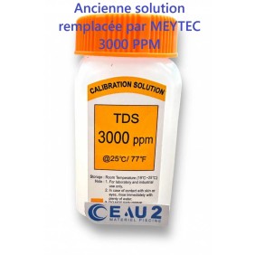 Solution étalon TDS 3000ppm testeur Sel pour piscine